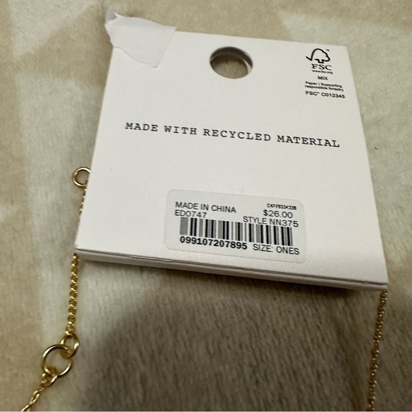 Madewell vintage gold rose pendant necklace - Picture 5 of 5